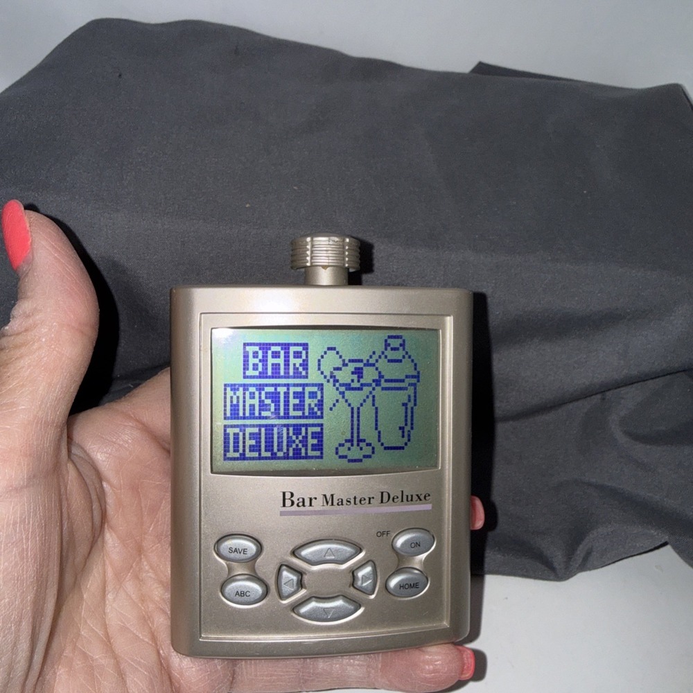 Excalibur Bar Master # 414 Portable Pocket Digital Drink Recipe Bartending Guide